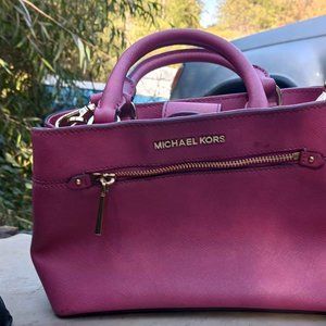 Pink Michael Kors Crossbody Purse -Small